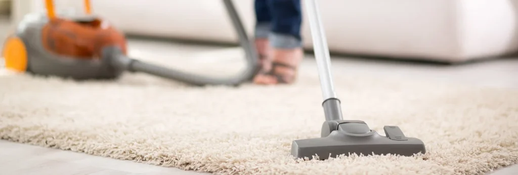 Carpet extraction tool on a light carpet