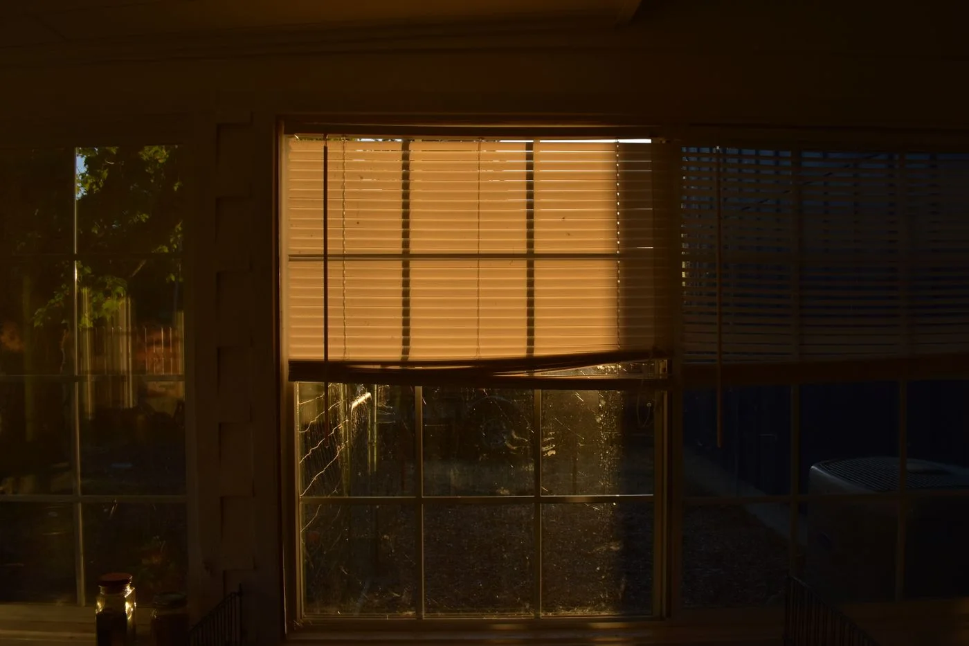 Window blinds in natural light